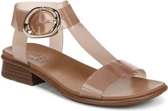 Naturalizer Brandy T-Strap Sandal in Vintage Mauve Pink at Nordstrom, Size 5.5