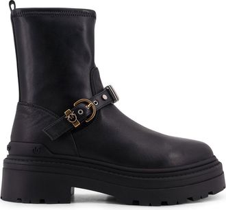 Pinko Mia 27 Leather Boots-Donna