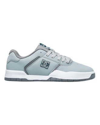 DC Sneaker DC SHOES Central, Herren, Gr. 6,5(38,5), blau (grau, grau, blau), Obermaterial:Obermaterial: Leder / Futter: Textil / Aussensohle: Gummi;, Sch