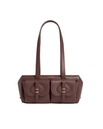 Coccinelle Mavery Pocket Leather Shoulder Bag