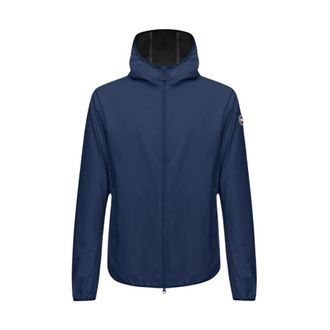 Colmar Light Jackets, male, Blue, Size: L Softshell Hooded Jacket