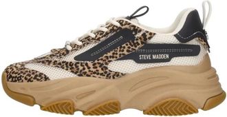 Steve Madden Possesion-E - Dames - Sneakers - Beige - 38 EU - Leer - Schoenen
