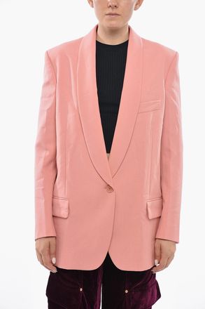 Stella McCartney Blazer ALLISON in Lana con Collo Sciallato Stella McCartney