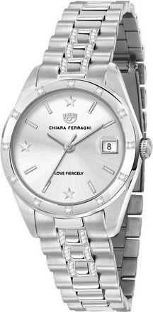 Chiara Ferragni Dameshorloge Kwarts Zilver