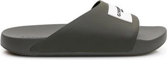 Givenchy Label Slide Mules - Heren - Sandalen - Zwart - 43 EU - Schoenen