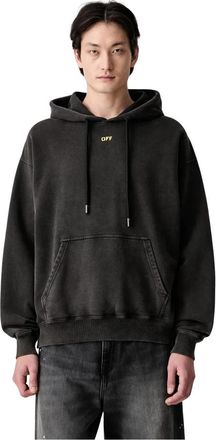 Off-white Fallen Caravaggio Hoodie - Heren - Hoodies - Zwart - XL - Katoen - Hoodies & sweatvesten