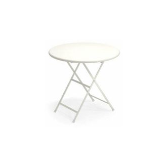 Emu Tavolo Rotondo Arc en Ciel Ø80 cm - Bianco Opaco