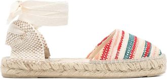 Maneb&igrave; Schoenen, Dames, Veelkleurig, 40 EU, Denim, Valenciana Espadrilles