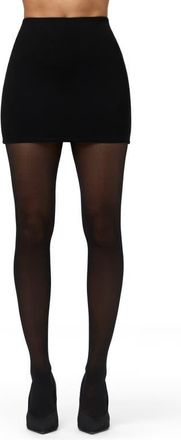 Naked Wardrobe Butter Contour Miniskirt in Black at Nordstrom, Size X-Small