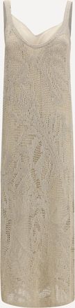 Brunello Cucinelli Abito Dazzling Water Lillies Woman S