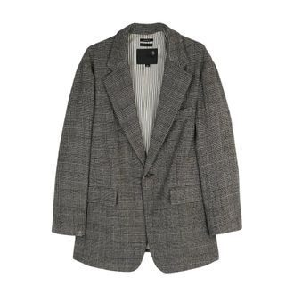 R13 Blazer Oversize Ragged - - Jackets - Donna - Nero - M