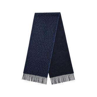 Fendi FF Monogram Fringed Scarf