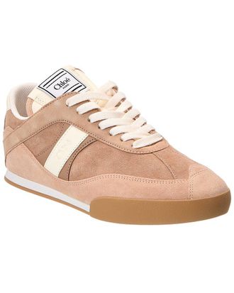 Chlo&eacute; Chlo&eacute; Kick Leather & Suede Sneaker