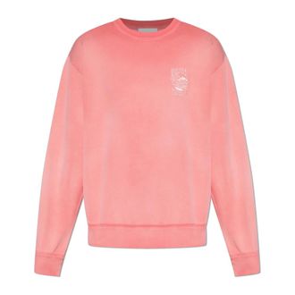 Isabel Marant Heren, Sweatshirts & Hoodies, Roze, Maat: M Katoen