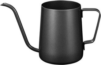 OEM Tetera De Cuello De Cisne Para Verter Agua A Mano (350 Ml) - Negra