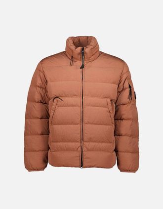 C.P. Company Mens Eco-Chrome R Down Lens Jacket - Brown - Size: 40/Regular