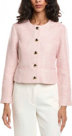 Sail to Sable Button Front Jacket In Blush