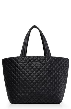 MZ Wallace Large Metro Tote in Black Oxford at Nordstrom