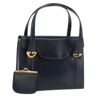 Gucci Pre-owned Handbags, female, Blue, Size: ONE SIZE Pre-owned Vintage Hand Bag