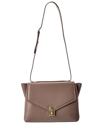 Furla Meridiana Leather Shoulder Bag