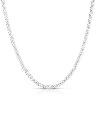 Glaze Jewelry Silver Curb Chain Necklace