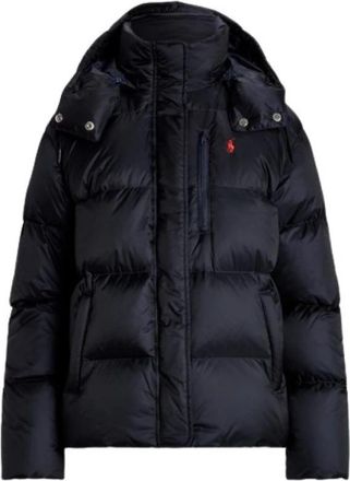 Polo Ralph Lauren Vesten - Dames - Gewatteerde jassen - Blauw - L - Nylon - Jassen