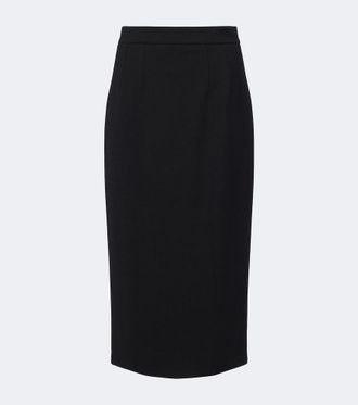 Dolce & Gabbana Wool-blend pencil skirt