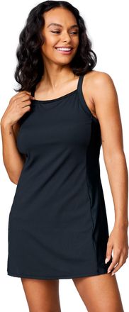 Free Country Womens Swim Dress with Built-in Biker Short