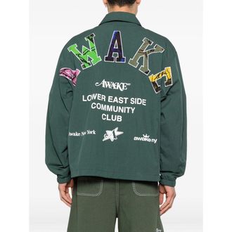 Awake NY Teal Shirt Jacket - Green