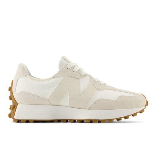 Mujer 327 en Beige/Blanco, Gamuza/Malla, Talla 36.5
