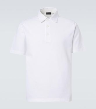Brioni Cotton piqu&eacute; polo shirt