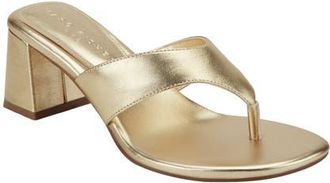 Marc Fisher Arcee Sandal in Gold at Nordstrom, Size 9.5