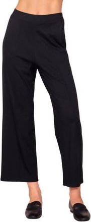Melloday Knit Pintuck Ankle Pants in Black at Nordstrom Rack, Size X-Small
