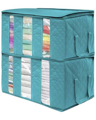 Sorbus 2Pc Foldable Fabric Storage Organizer