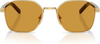 Prada PR C50S Zonnebrillen - Heren - Zonnebrillen - Geel - 53 MM - Accessoires