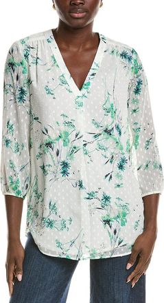 Jones New York 3/4 Sleeve V-Neck Tunic