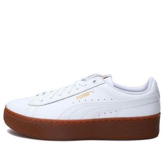 Puma (WMNS) PUMA Vikky Platform Leather White 364724-03