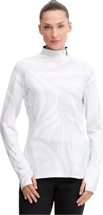 Sportalm Edinburgh Longsleeve - Dames - Thermokleding winter - Wit - L - Polyester - Fitness