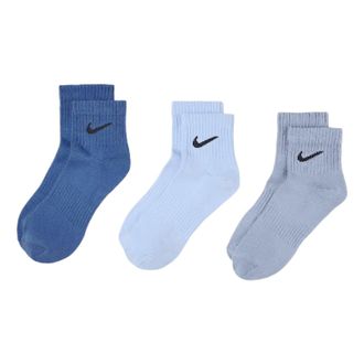 Nike Everyday Lightweight Training Ankle Socks (3 Pairs) Mystic Navy Ashen Slate Light Marine SX7677-904