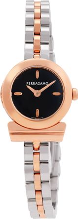 Ferragamo Gancini Quartz Black Dial Ladies Watch SFKK01623