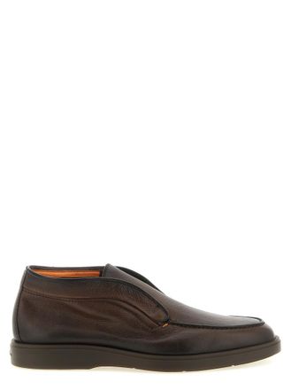 Santoni Brown Digits Boots