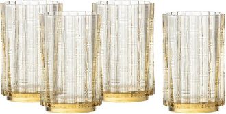 Fortessa Set Of 4 Mahalo Stackable Glasses, 13.5Oz Iced Beverage