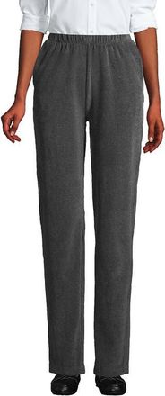 Lands End Sport Knit High Rise Corduroy Pants in Charcoal Heather at Nordstrom, Size 1X