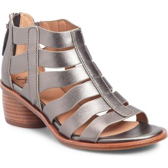 Söfft Carmen Strappy Sandal in Dark Pewter at Nordstrom Rack, Size 6