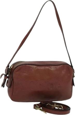 Chlo&eacute; Pre-owned Cross Body Bags, female, Brown, Size: ONE SIZE Pre-owned Shadow Shoulder Bag