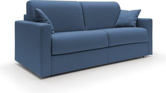 Divani.Store Chris Sof&aacute; Cama Convertible En Tejido Impermeable 186 Cm (mat. 140x197) Azul