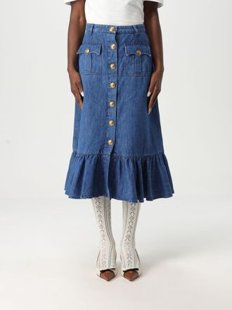 Valentino Skirt VALENTINO Woman color Blue