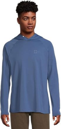 Salty Crew Apex Perforated Sunshirt Mens T Shirt True Navy : 2XL, Elastane/Polyester