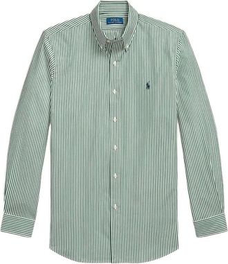 Ralph Lauren Camisa de Algod&oacute;n a Rayas - Shirts - Hombre - Verde - XL