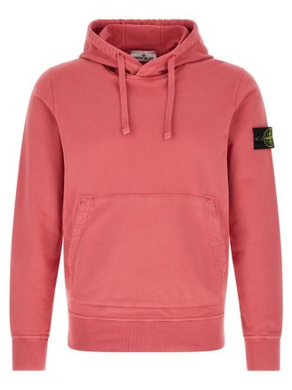 Stone Island Pink Solid Hoodie
